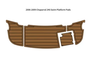 2006-2009 Chaparral 246 Swim Platform Step Boat EVA Foam Teak Deck Floor Pad Mat - Picture 1 of 24