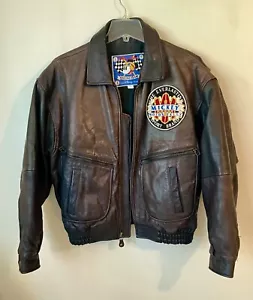 Disney Lederjacke Mickey Mouse Motor Rally 1928 braun groß - Bild 1 von 9