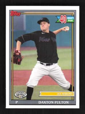 Daxton Fulton  2021 Topps Pro Debut   GCL Marlins #PD-192 - Image 1 of 2