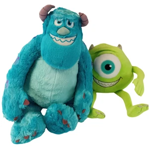 Monsters Inc. Sulley Plush Backpack & Mike Wazowski Plush Set - Picture 1 of 7