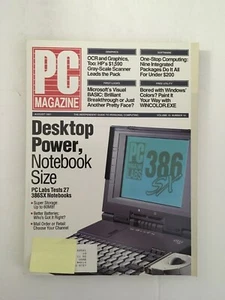 PC Magazine AUG 1991 Vol. 10 No. 14 Back Issue COMPUTER Magazine 386SX Notebooks - Picture 1 of 3