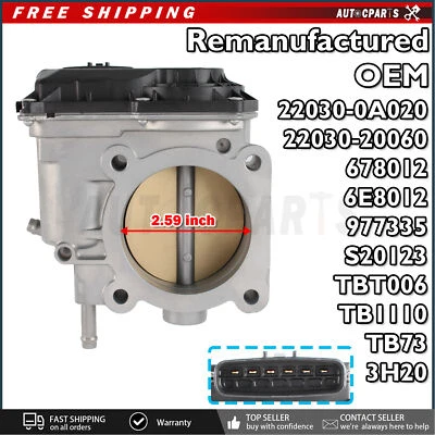 Conjunto de válvula de control de aire del cuerpo del acelerador OEM para Toyota Solara 3,3 L V6 2004-2008 Foto 1 de 4