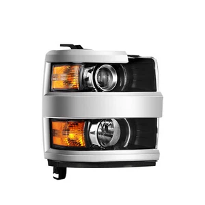 For 2015-2019 Chevy Silverado 2500 3500 HD Chrome Headlight Passenger Right Side - Picture 1 of 6