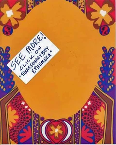 Papelería C 1965 LETTERHEAD Peter MaX POP CULTURE SAPO dorado ocre - Imagen 1 de 1