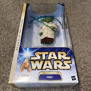 Star Wars Hasbro Ultimate Jedi Master Yoda! ITEMS LOOSE IN PACKAGE! AS-IS! SEE!