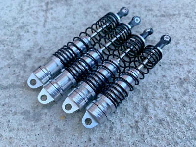 Aluminum Big Bore Shocks for 1/10 Arrma Big Rock 4x4 3S BXL Silver  - Image 1 of 4