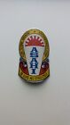 ASAHI Deluxe all steel aluminum Head Badge Emblem For Vintage Bicycle NOS