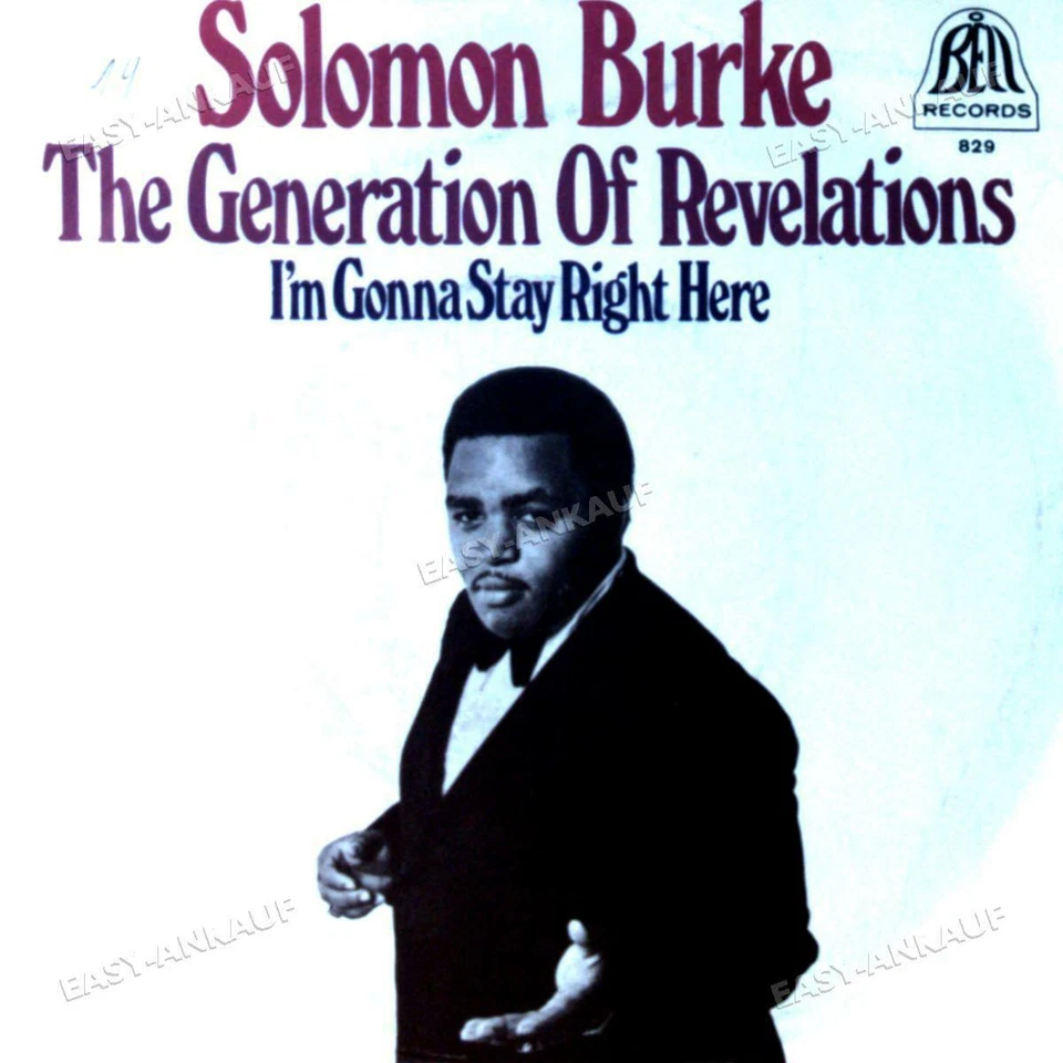 Solomon Burke - The Generation Of Revelations GER 7in 1969 (VG+/VG) . - Image 1 of 1