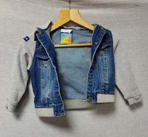 ORCHESTRA Größe 4 Jahre Denim Jeans Blau Jacke Druckknopfverschluss - Bild 1 von 3