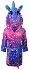 Kids Dressing Gown Childrens Hooded Bathrobe for Boys Unicorn Gifts for Girls