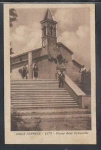 Cartolina Isola Farnese Veio Piazza della Colonnetta ANIMATA N1069 - Picture 1 of 1