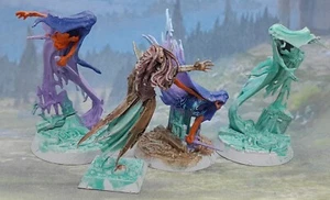 Warhammer 40k Age of Sigmar Nighthaunt Mymourn Banshees x4 Painted - Picture 1 of 1