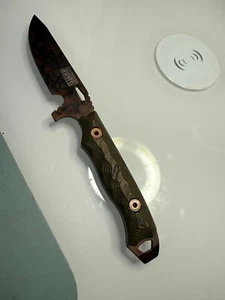 ๐ฅ Dawson Knives Shepherd Fixed Blade Knife โ CPM-MagnaCut โ Ultrex Camo G10 โ A - Picture 1 of 9