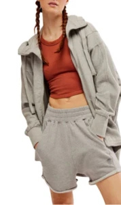 NEW Free People Movement All Your Love Solid Hoodie Oversize Slouchy Gray - Bild 1 von 11