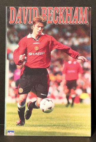 DAVID BECKHAM  SOCCER STARLINE MLS SOCCER MINI 3 1/4" x5" RARE POSTER(g31) Cover