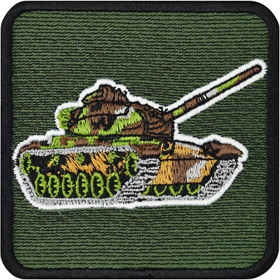 Panzer Aufnäher Tactical Morale Patch Militär Bügelbild Sticker 75x75mm   - Bild 1 von 4