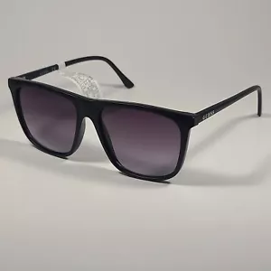 Guess GF0222 02B Rectangular Sunglasses Matte Black Frame Smoke Gradient Lens - Picture 1 of 11