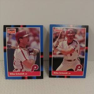  1988 Donruss Bonus MVP's #BC4 + 330 Mike Schmidt Philadelphia Phillies