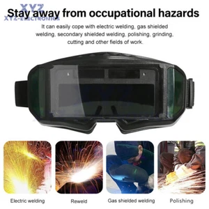 Auto Darkening Dimming Welding Goggles Glasses Eyes Safety Protective Glasses US - Picture 1 of 14