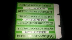 JUKEBOX STRIP (1) DAVID LEE MURPHY The Road..Behind/Gettin'..Good Stuff 45 L@@K! - Picture 1 of 1