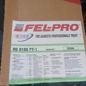 Fel-Pro HS 9188 PT-1 Cylinder Head Gasket Set 1987-94 Ponitac Buick 2.0L GM NOS - Foto 1 di 3