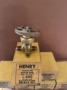 Henry 6253 Absperrventil Henry 6253 3/8" Male Flare Packless Absperrventil - Bild 1 von 10