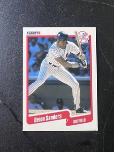 1990 Fleer Deion Sanders New York Yankees #454 QTY - Picture 1 of 2