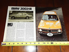 1972 BMW 2002Tii ORYGINALNY ARTYKUŁ