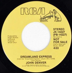 John Denver, Dreamland Express - Same, RCA Records JK-14227 Promo - Picture 1 of 1
