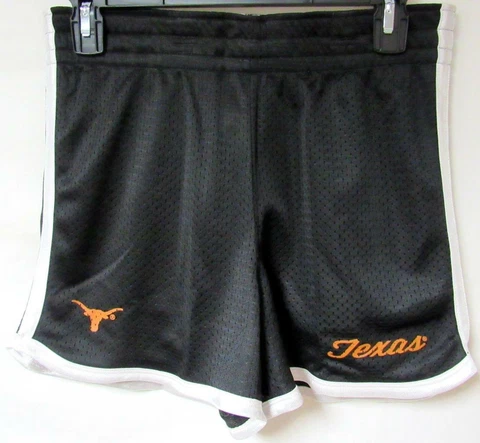 Texas Longhorns Girl's S (6/6X) thru XL (14/16)  Screened Mesh Shorts C1 2022 Cover