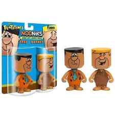 Funko The Flintstones Fred & Barney Nodniks Bobble Head Vinyl Figure Set - Rare