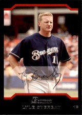 2004 Bowman Draft Picks & Prospects  #BDP1 Lyle Overbay Milwaukee Brewers