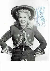 Betty Hutton hand signed Photograph 10 x 8 inch - Picture 1 of 2