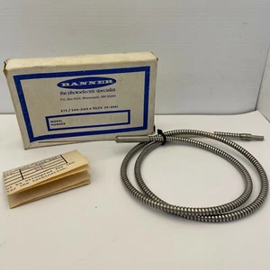 BANNER ENGINEERING IP13S BENDABLE FIBER OPTIC CABLE BENDABLE PROBE SENSOR NIB - Picture 1 of 4