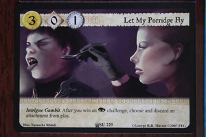 A Game of Thrones CCG - "Let My Porridge Fly" #SU 229 - Picture 1 of 1