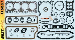 1954-1955-1956 Oldsmobile 1955-1956 GMC V8 324 Full Engine Overhaul Gasket Set - Bild 1 von 1