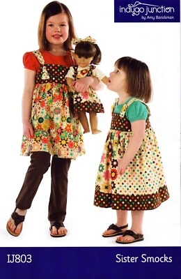 Sister Smocks Sundress Jumper Top Pattern Indygo Junction Uncut - Image 1 of 2