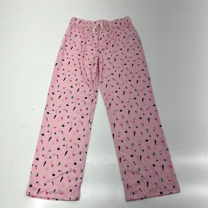 Vineyard Vines Pink Holiday Strawcream Lounge Pants Girls Size Medium NEW - Picture 1 of 6