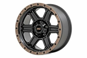 Rough Country 81 Series Wheel One-Piece Semi Gloss Black 20x10 6x5.5 19mm - Picture 1 of 5