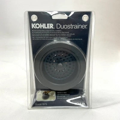 Colador de fregadero Kohler Duostrainer menos cordal bronce frotado con aceite R8799-C-BRZ Foto 1 de 4