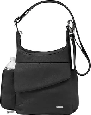 Travelon Unisex Adulto Talla Única Antirrobo Clásico Poli Bolso Mensajero Negro Foto 1 de 4