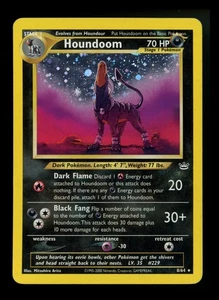 Houndoom 8/64 Neo Revelation 2000 Holo Rare WOTC Pokémon Card TCG - Picture 1 of 14
