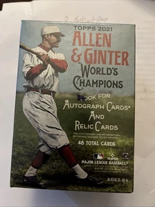 2021 Topps Allen & Ginger Baseball Blaster Box Factory Sealed - Picture 1 of 6