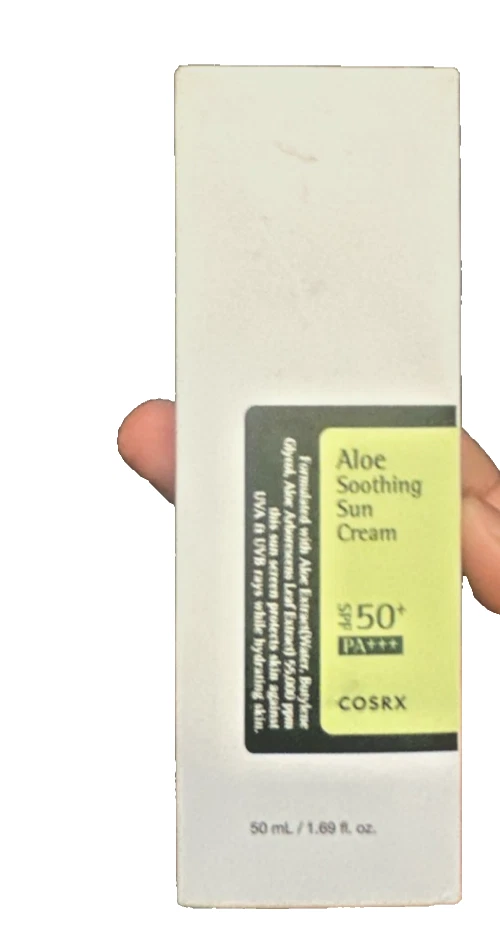 COSRX Aloe Soothing Sunscreen SPF50+ PA+++ Invisible No White Cast K-Beauty NEW - Image 1 of 1
