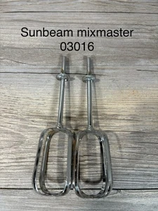 Vintage Sunbeam Mixmaster 3-Speed Hand Mixer Model 03016 - Replacement Beaters - Picture 1 of 3