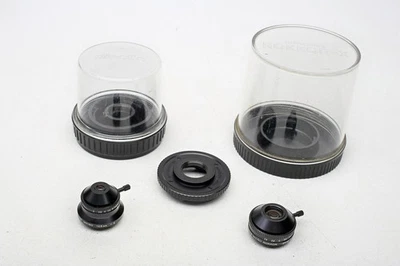 Minolta Bellows Micro Rokkor 12.5mm f2 + 25mm f2.5 Micro+ M-1 adapter++MINTY SET - Image 1 of 4