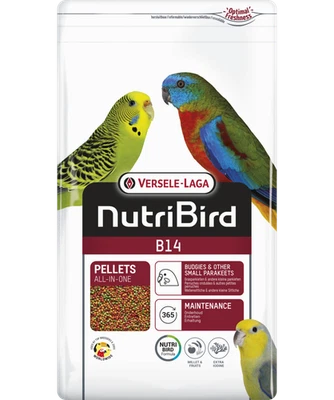 NUTRIBIRD BE Wellensittichfutter Pelletfutter NutriBird B14 Pflegefutter 3kg