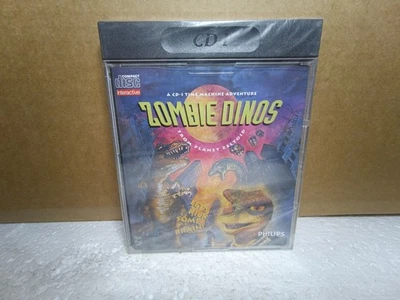 Zombie Dinos from Planet Zeltoid Philips CD-i 1992 Adventure Game Rare Sealed - Image 1 of 4