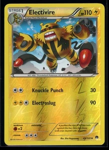 2016 XY - BREAKpoint Electivire Reverse Holo Pokemon Card #43 - Picture 1 of 2