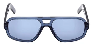 Adidas OR0134 90V Blue Aviator Plastic Sunglasses Frame 55-16-145 - Picture 1 of 4